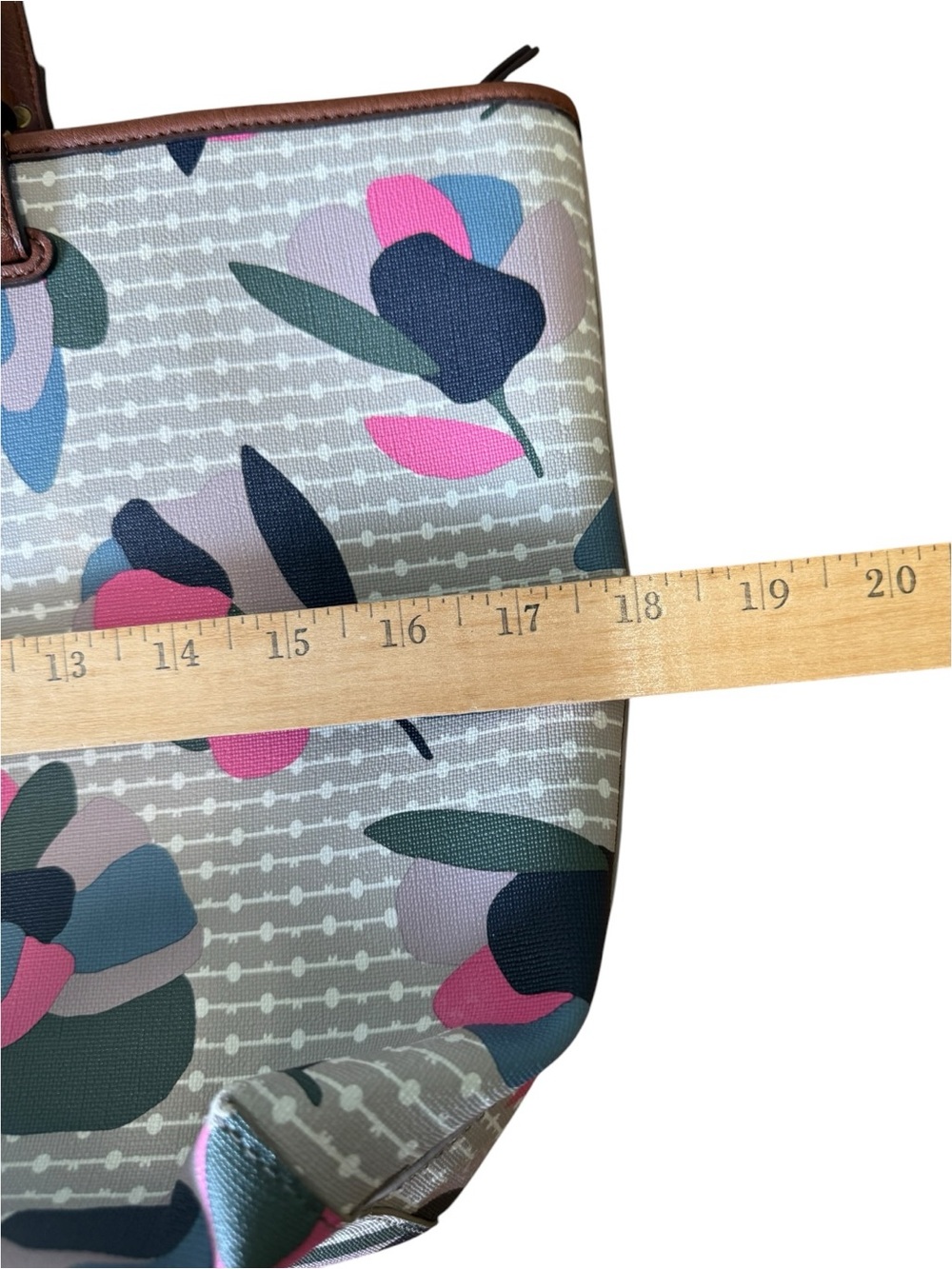 Fossil Rachel Large PVC Floral Tote Bag - Picture 10 of 12